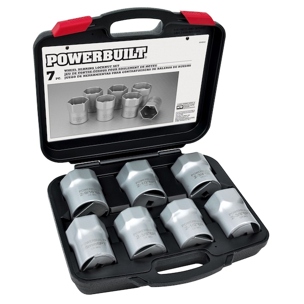 Large Size Axle Nut Socket Set Kit58